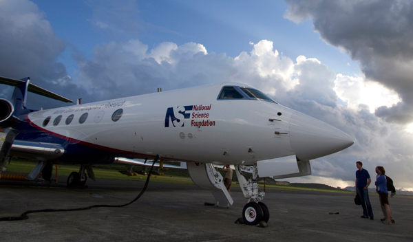 NSF/NCAR Gulfstream-V: Advanced research aircraft to assist with hurricane forecasts