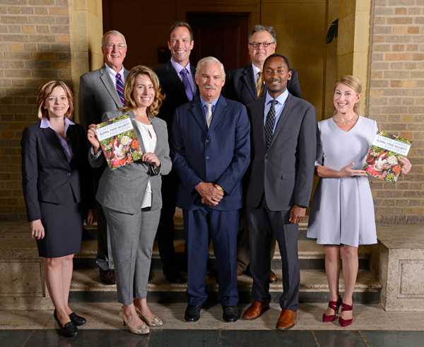 Report on climate and food wins major USDA award: group picture of winners