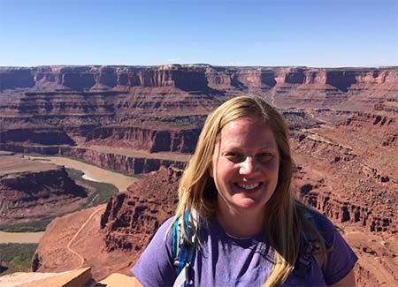 Becca Hatheway at Canyonlands