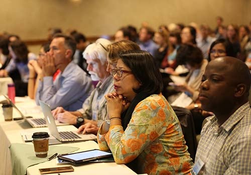 Scientists listen to talk at 2016 IGAC in Breckenridge